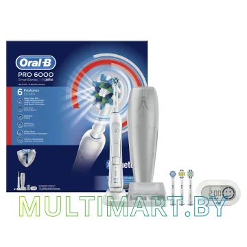 Электрическая зубная щетка Oral-B Pro 6000 картинка 3